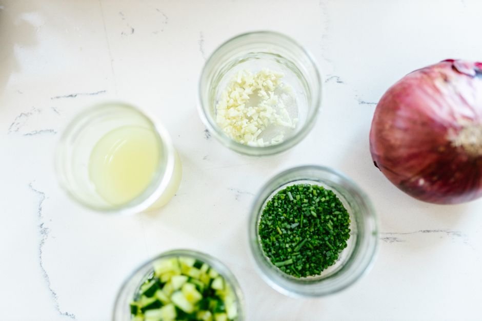 Ingredients for one pot taco soup