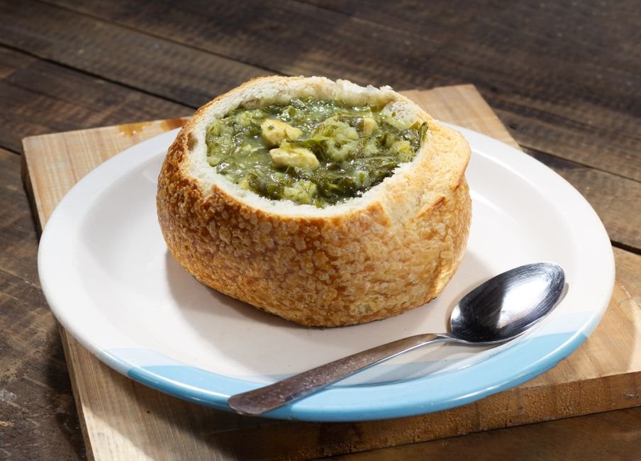 Plated instant pot chicken soup