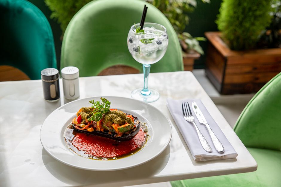 Plated easy stuffed pepper recipe