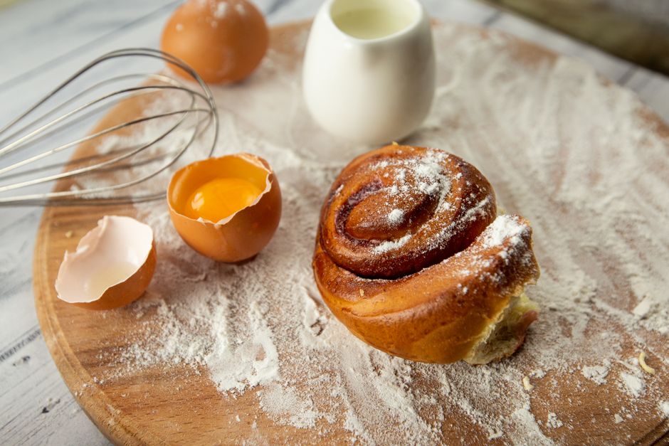 Ingredients for easy french toast recipe