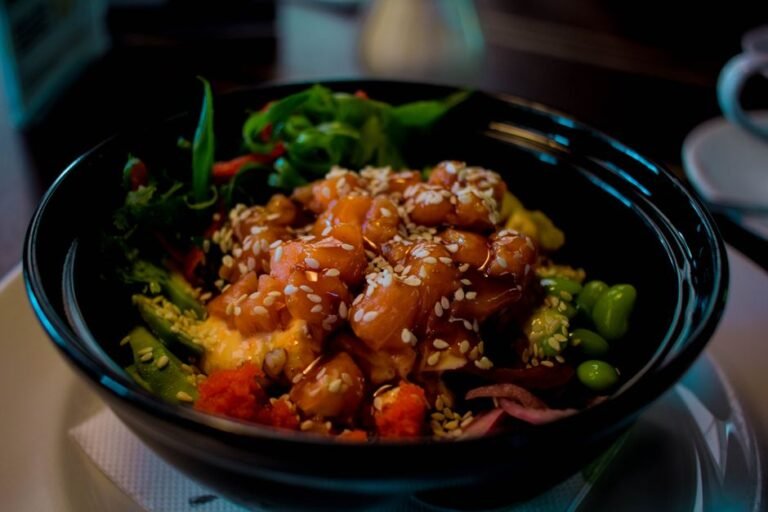 Honey Garlic Salmon Bowl Recipe - featured image