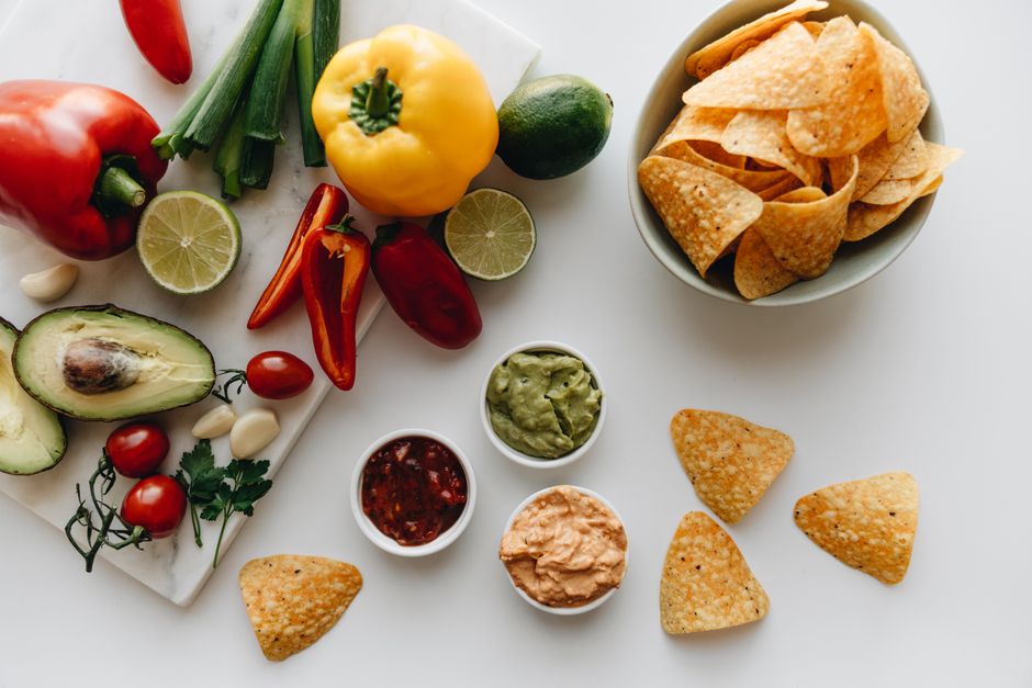 Ingredients for chicken fajita casserole recipe