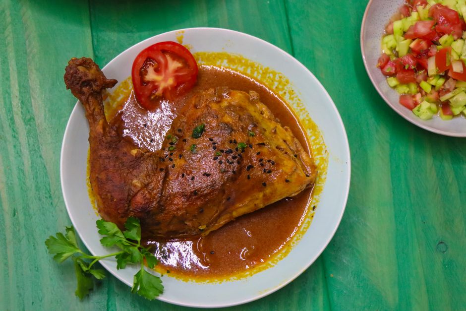 Plated quick weeknight dinner recipe
