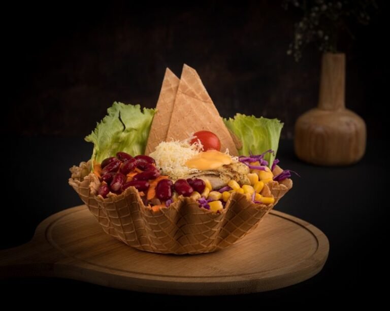 Vegetarian Taco Salad Recipe – Crispy, Fresh & Flavorful - featured image