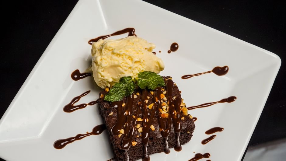 Plated gluten free brownie recipe