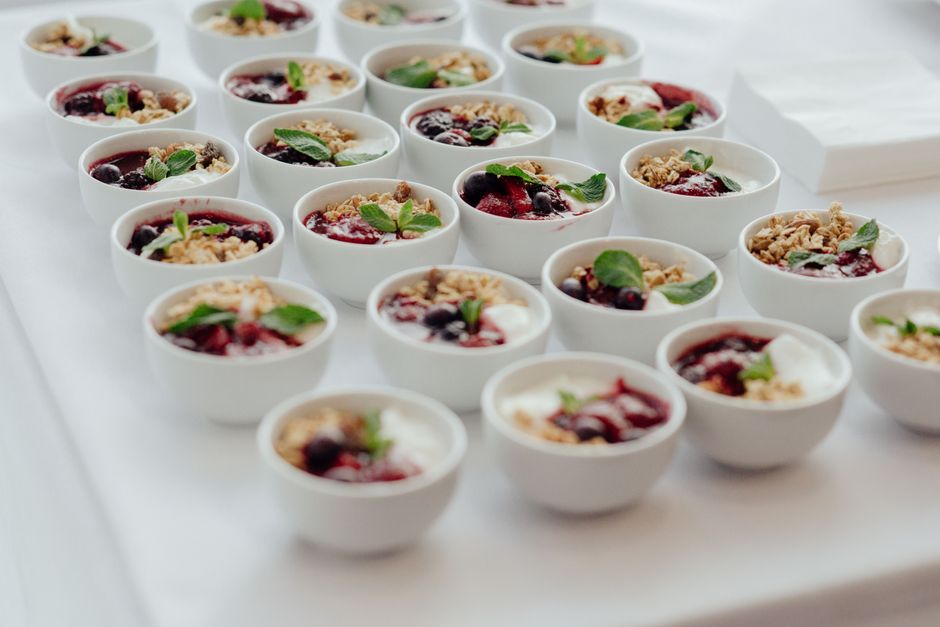 Plated high protein greek yogurt recipe
