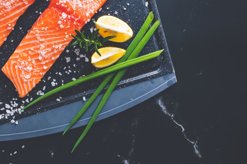 Ingredients for honey garlic salmon recipe