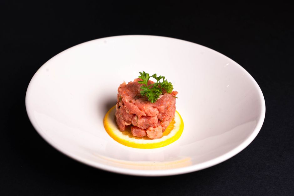 Plated keto ground beef recipe
