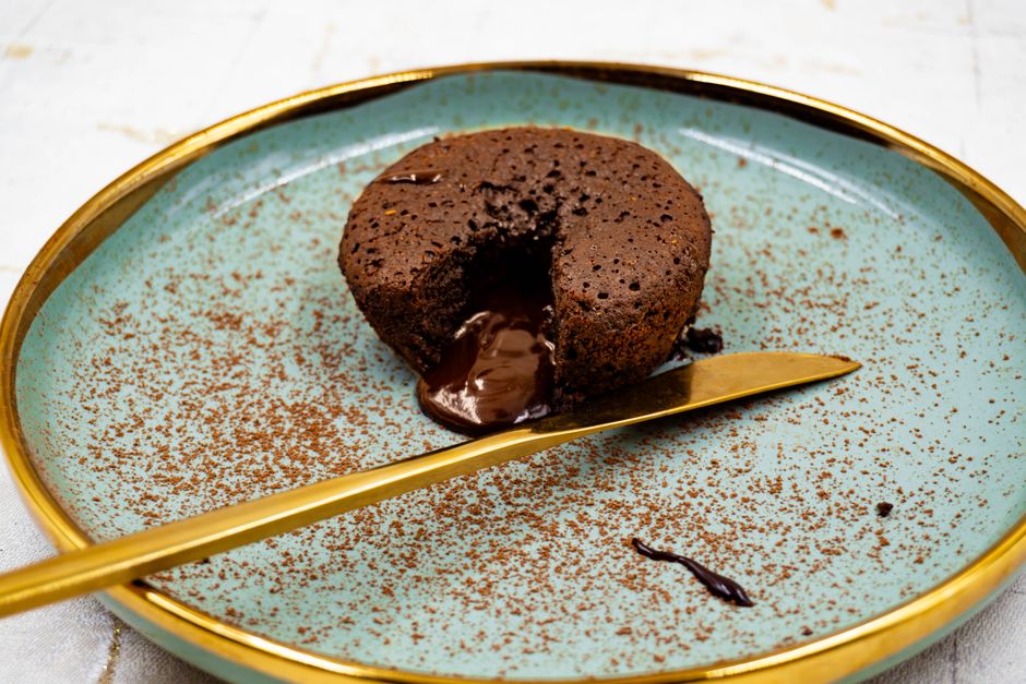 The Best Gluten Free Chocolate Lava Cake Recipe - featured image