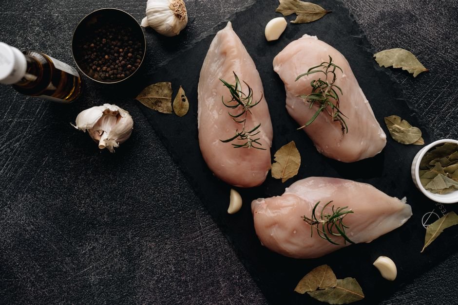Ingredients for low carb chicken fajita