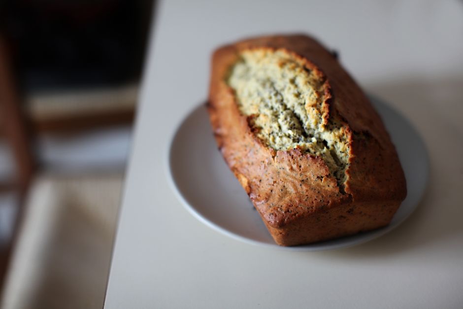 Plated zucchini bread recipe moist