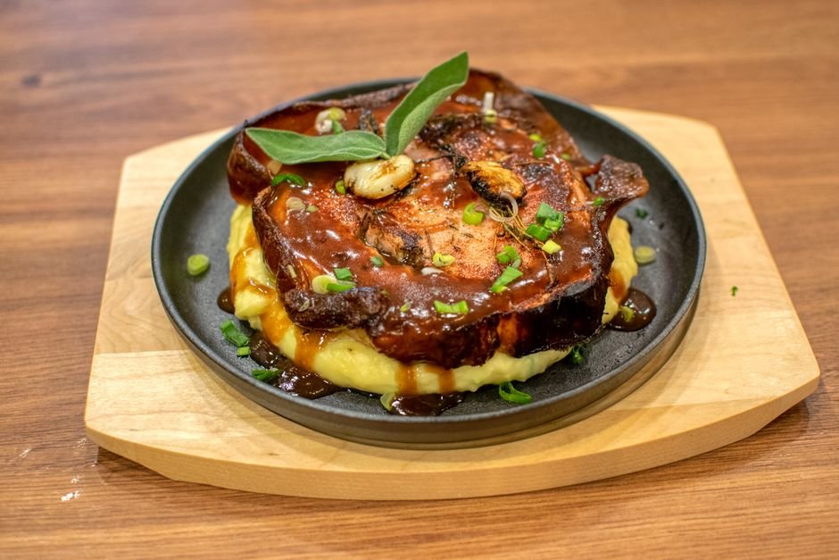 Plated instant pot beef tip