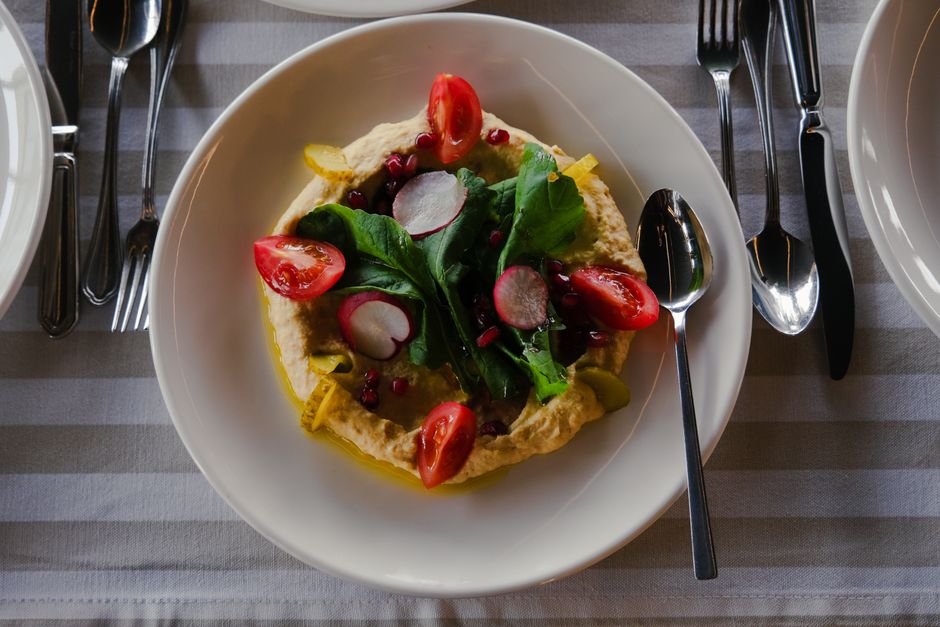 Plated keto fathead pizza recipe