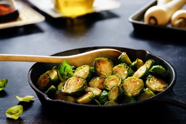 Air Fryer Brussel Sprout Balsamic — Crispy & Caramelised - featured image