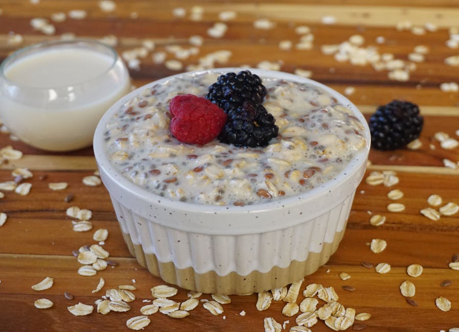 Plated healthy breakfast recipe for weight loss