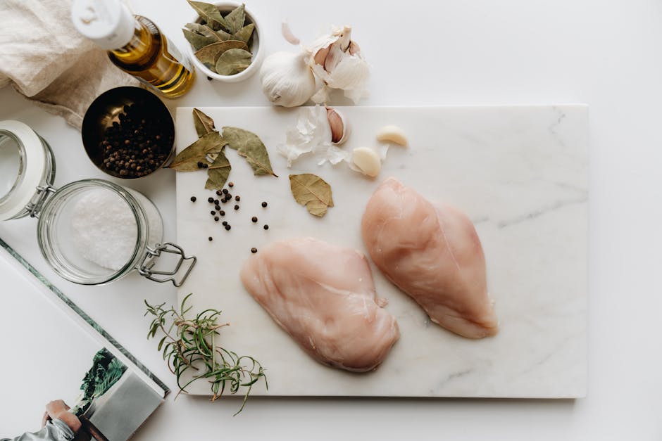 Ingredients for instant pot chicken recipe