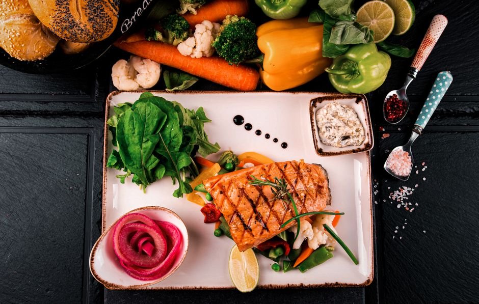 Ingredients for easy salmon cake recipe