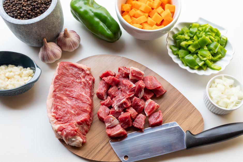 Ingredients for instant pot beef recipe