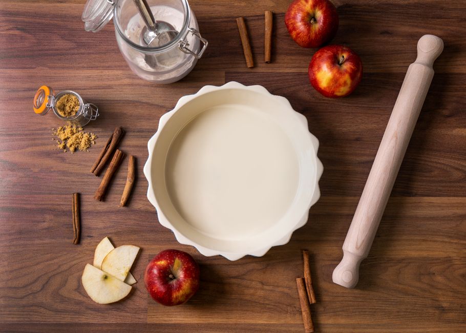 Ingredients for gluten free apple pie recipe