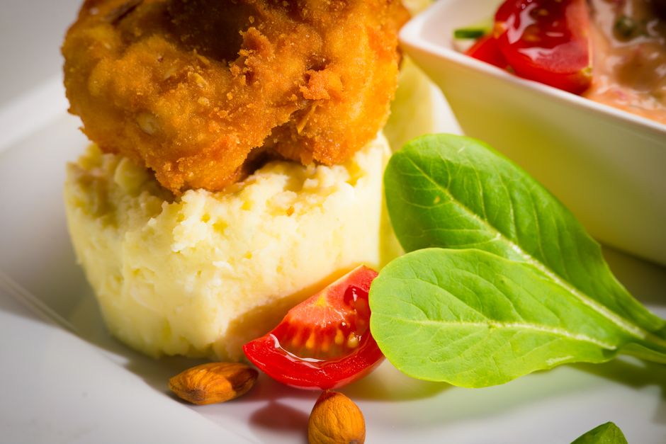 Plated instant pot pork recipe