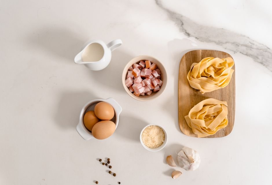 Ingredients for keto breakfast casserole