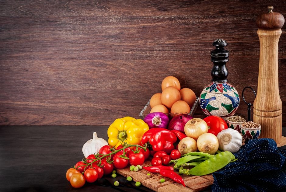 Ingredients for easy shrimp stir fry