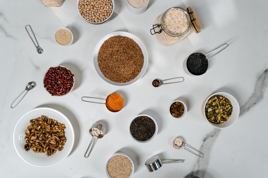 Ingredients for high protein cottage cheese recipe