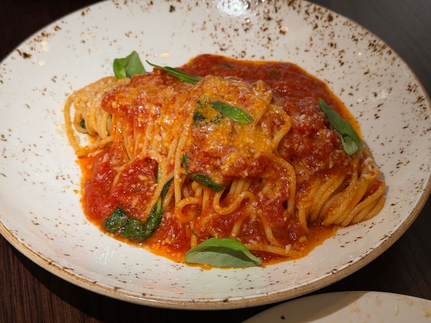 Plated easy meatball recipe