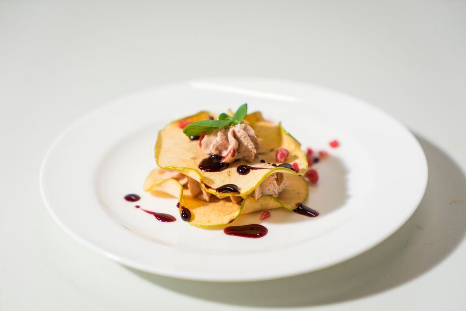 Plated high protein cottage cheese recipe