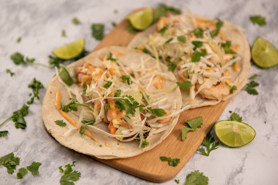 Honey Garlic Shrimp Taco - featured image