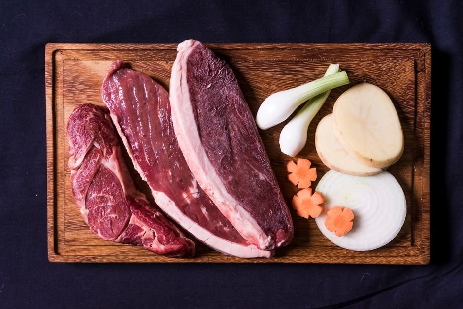Ingredients for instant pot beef stew