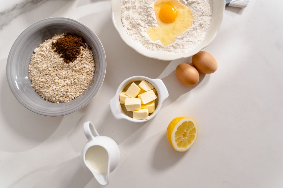 Ingredients for slow cooker mac and cheese